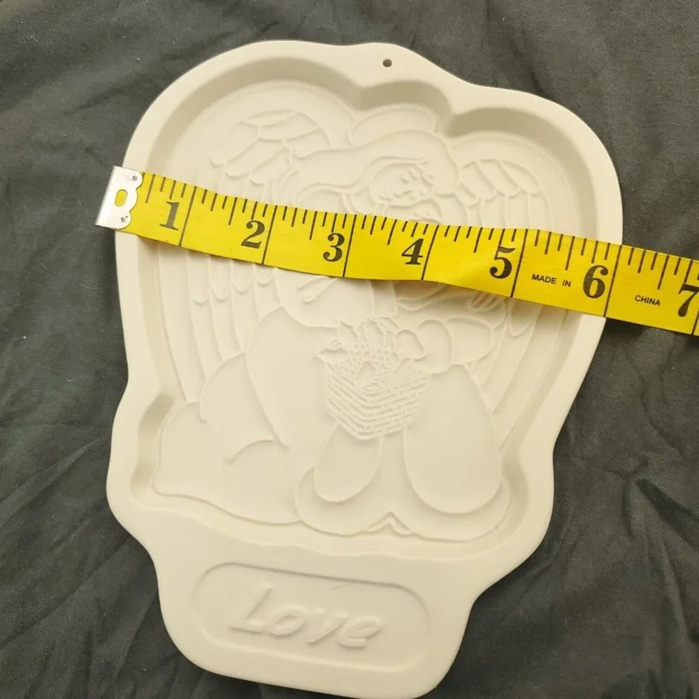 Longaberger Pottery Love The 1995 Angle Series Crispy Suger Cookie Mold